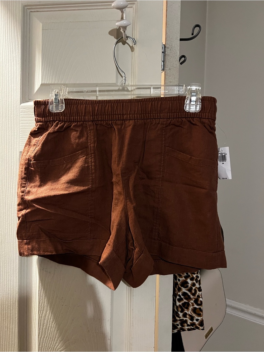 NWT Old Navy Women's Brown Elastic-Waist Shorts